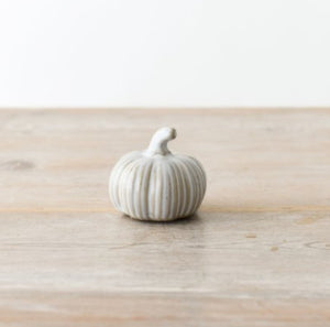 Minature Neutral Glazed Pumpkins