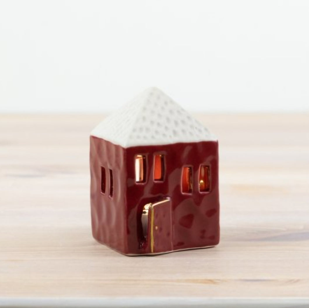 Red and Gold LED Minature House