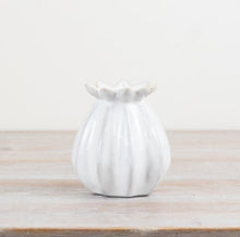 Load image into Gallery viewer, White Poppy Seed Vase
