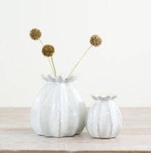 Load image into Gallery viewer, White Poppy Seed Vase
