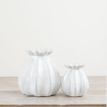 Load image into Gallery viewer, White Poppy Seed Vase
