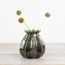 Load image into Gallery viewer, Green Poppy Seed Vase
