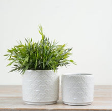 Load image into Gallery viewer, White Heart Plant Pot
