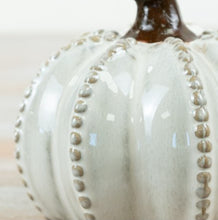 Load image into Gallery viewer, Textured Ceramic Pumpkin
