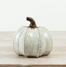 Load image into Gallery viewer, Textured Ceramic Pumpkin
