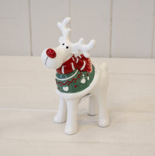 Load image into Gallery viewer, Reindeer in Jumper &amp; Scarf
