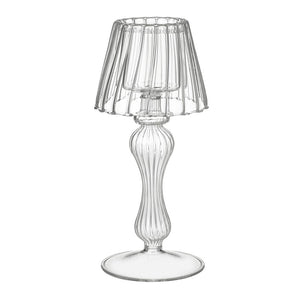 Glass Lamp Tealight Holder
