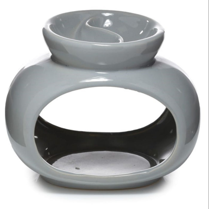 Grey Ceramic Orb Wax / Oil Burner