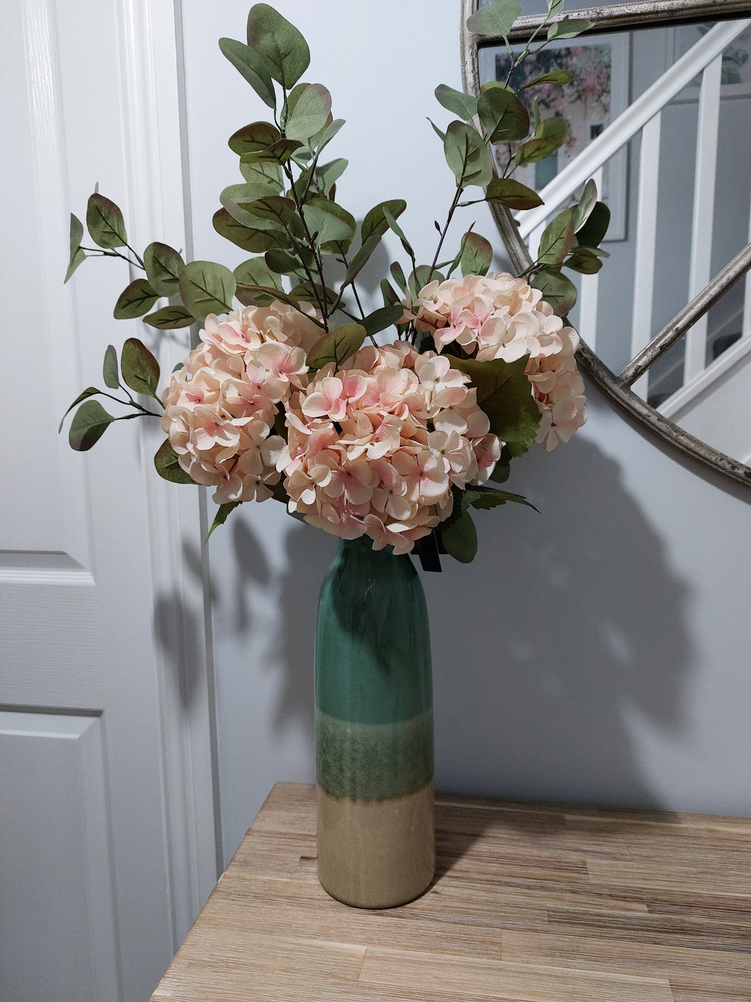 Green Crackled Vase