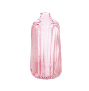 Tall Fluted Glass Vase