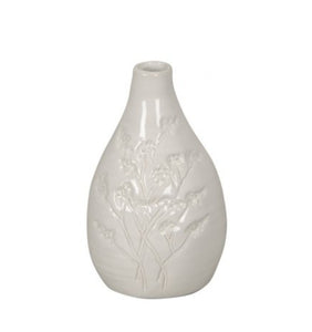 White Floral Vase