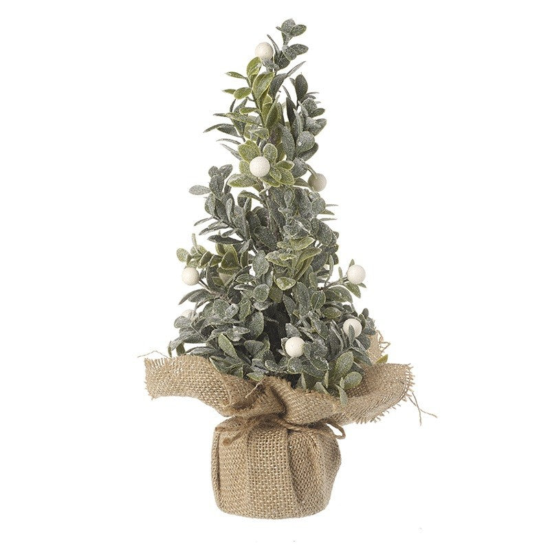 Artificial Eucalyptus & White Berry Christmas Tree