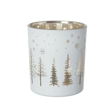 Load image into Gallery viewer, White and Gold Tree Tealight Holder
