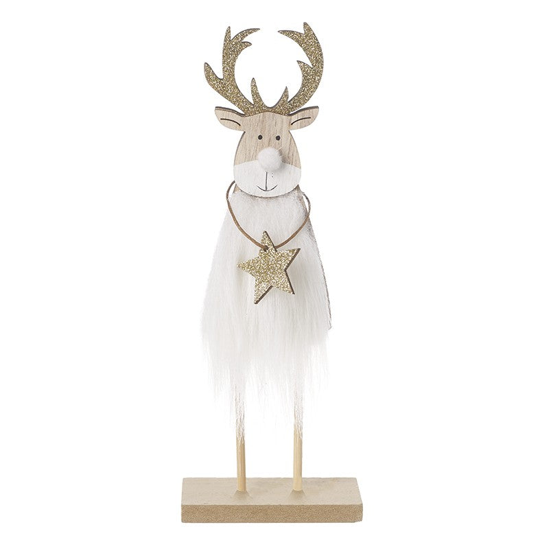 White Fur Deer with Star